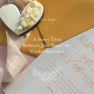 A Sweet Treat -Vendor Interview with Rebecca Jane Sugar Art