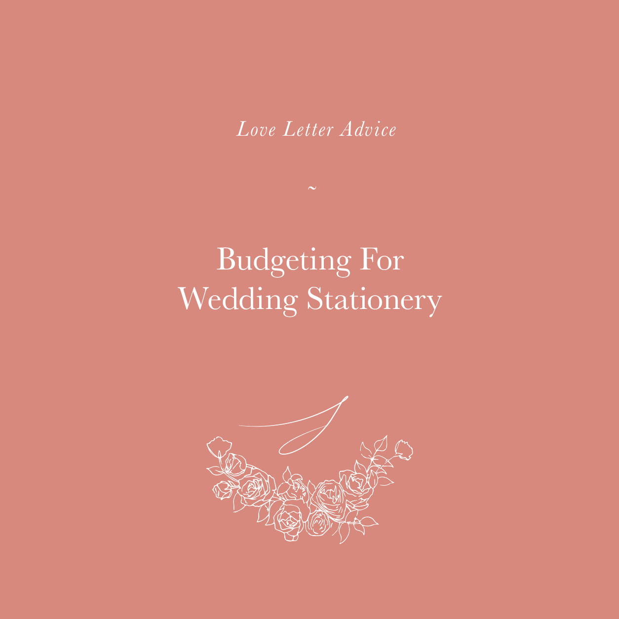 Budgeting For Wedding Stationery