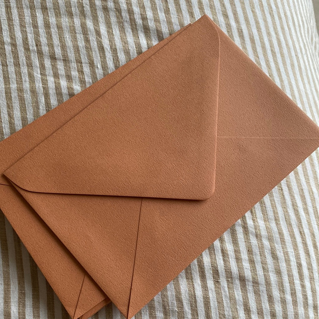 20 x Terracotta Envelopes