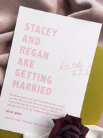 Stacey Invitation + Details Card Package