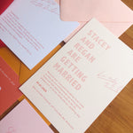 Stacey Invitation + Details Card Package