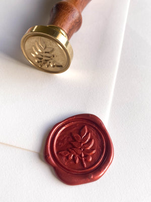 Wax Seal Stamp - Leaf
