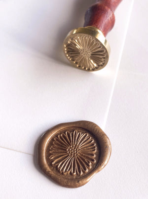 Wax Seal Stamp - Daisy