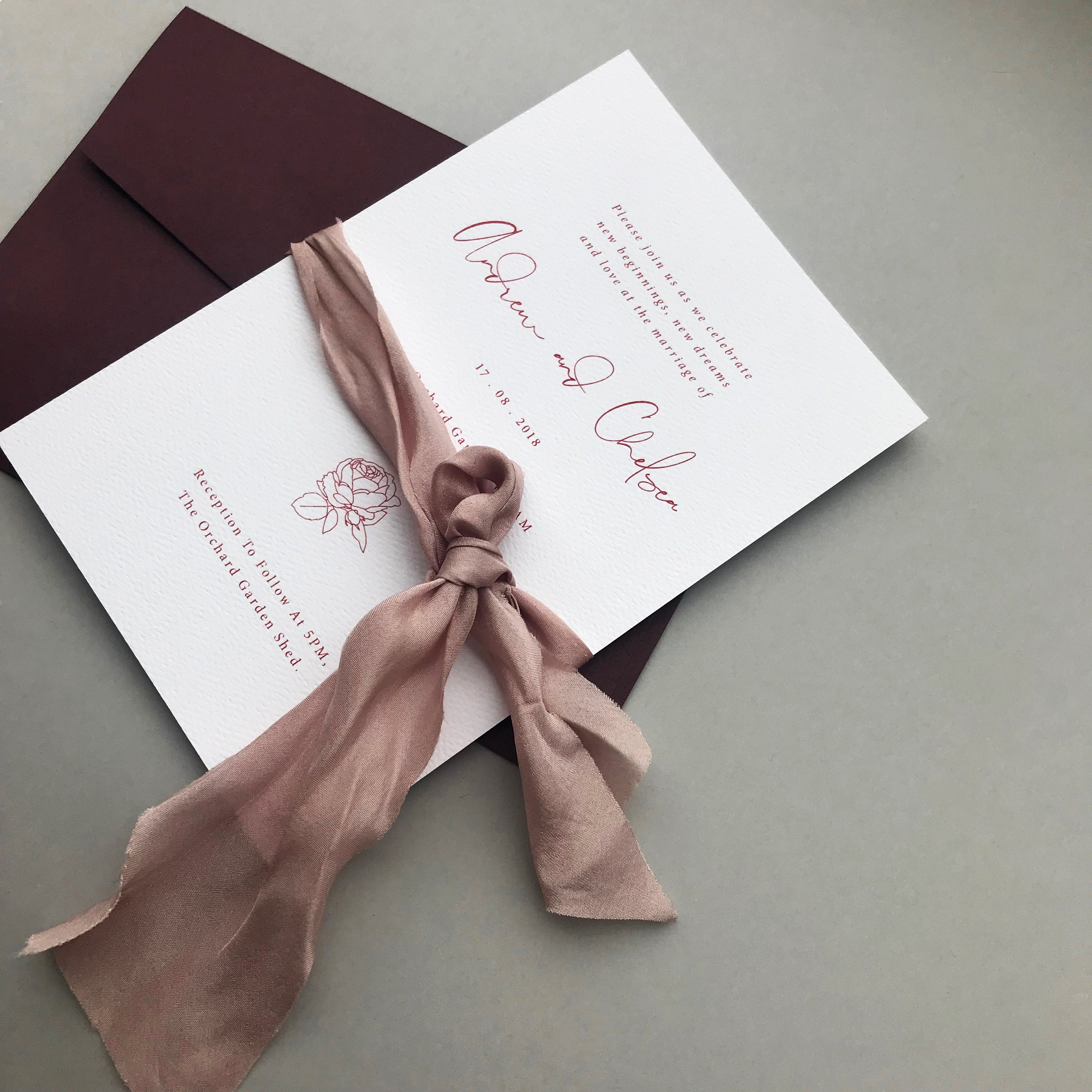 Darling Invitation + Details Card Package